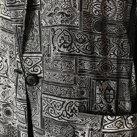 Kensington Square Oversized Blazer: Asian Vintage 70s Jacket, Women's Size Small - Picture 9 of 14